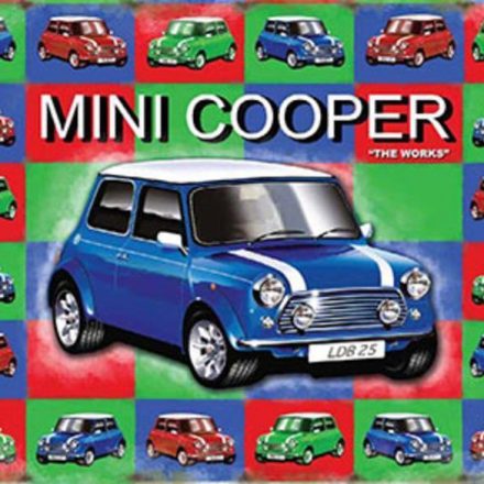 MINI COOPER CAR JUMBO FRIDGE MAGNET