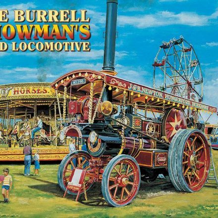 BURRELL SHOWMANS TRACTION ENGINE JUMBO FRIDGE MAGNET