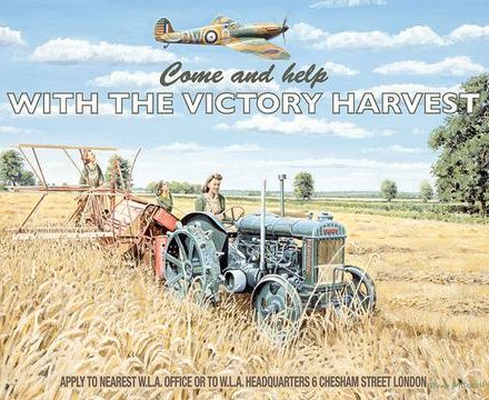 WW2 WW11 VICTORY HARVEST JUMBO FRIDGE MAGNET