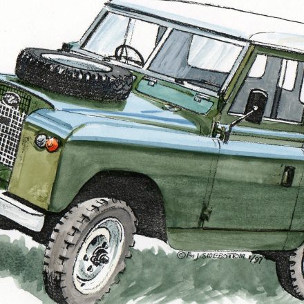 LANDROVER SERIES 2 PRINT 8" X 5"