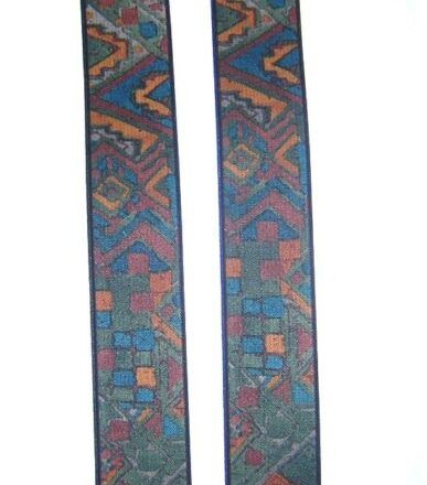 MENS BRACES GREEN BROWN BLUE 1 1/2"