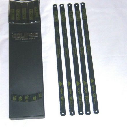 5PC 12" ECLIPSE HACKSAW BLADES 18TPI FLEXIBLE SILICON STEEL