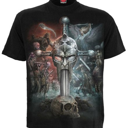 APOCALYPSE SKULL BIKER T SHIRT XXL FRONT & BACK DESIGN