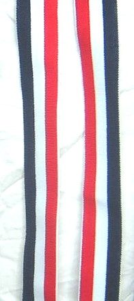 MENS BRACES RED WHITE BLUE STRIPES