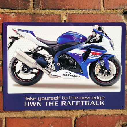 SUZUKI GSXR1000 MOTORBIKE METAL SIGN