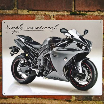 YAMAHA YZF R1 MOTORBIKE METAL SIGN