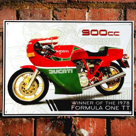 DUCATI 900CC MIKE HAILWOOD MOTORBIKE METAL SIGN