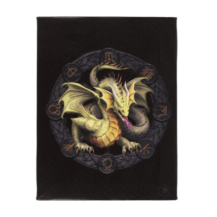 MABON DRAGON CANVAS WALL PICTURE PLAQUE