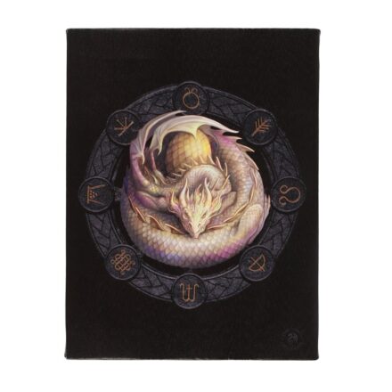 OSTARA DRAGON CANVAS WALL PICTURE PLAQUE