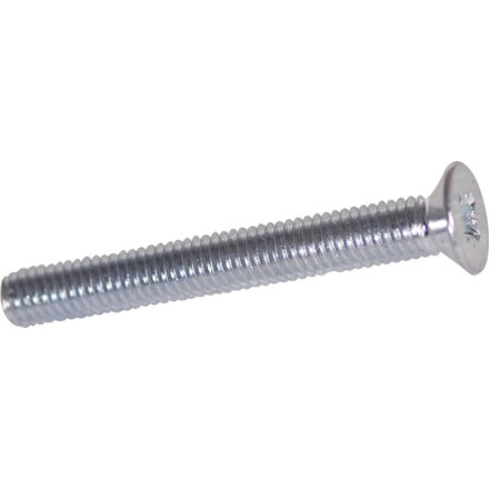 10 X MACHINE SCREWS POZI COUNTERSUNK M5 X 35 BZP