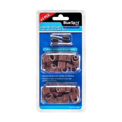 63pc DRUM SANDING ROTARY TOOL ACCESSORY KIT 19072